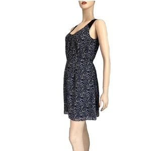 Broadway & Broome dress purple, black & cream S:0